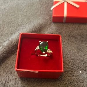 Exquisite drop bride wedding ring women engagement rings elegant